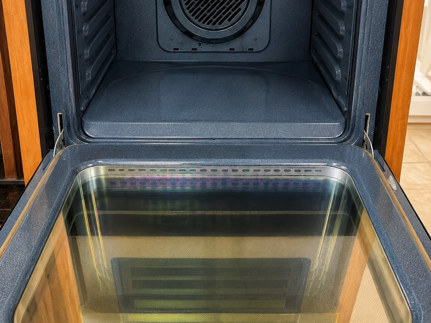 Oven — after cleaning